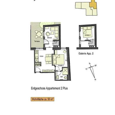 Logierhaus K15 2 Apartament